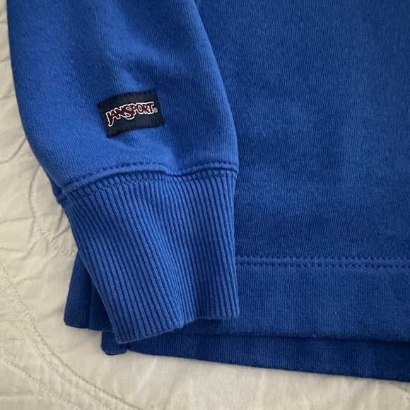 Jansport University of Kentucky UK 1/4 Zip Pullover Sweatshirt Sz Small Wildcats - Picture 4 of 11